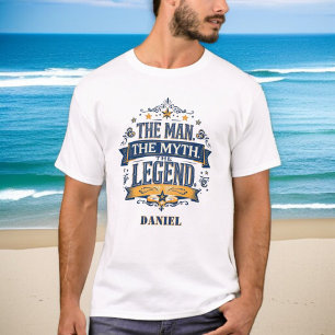 Het Man De mythe De legende    Vaderdag T-shirt