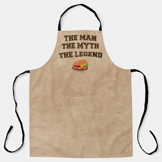 Het Man de mythe de legergril Schort (Voorkant)