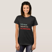 Het Man De Mythe De Scheidsrechter Grappige Scheid T-shirt (Voorkant volledig)
