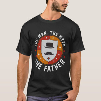 Het Man. De mythe. De vader. T-shirt cadeau
