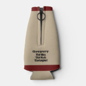 Het Man de mythe en de legendarische persoon Flesjeskoeler (Achterkant)