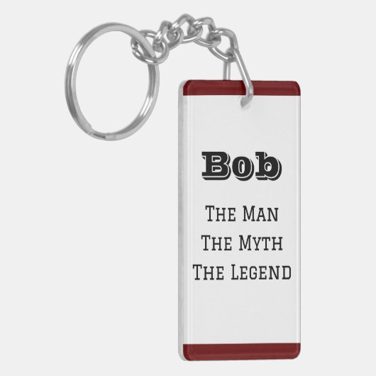 Het Man de mythe en de legendarische persoon Sleutelhanger (Voorkant Links)