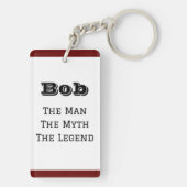 Het Man de mythe en de legendarische persoon Sleutelhanger (achterkant)