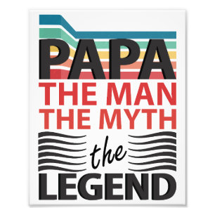 Het man, de mythe, het legende Poster