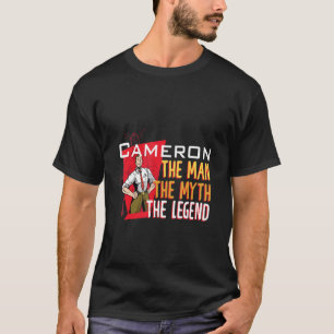 Het man de mythe van de legende Cameron T-shirt