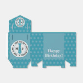 Het man de mythe van de legende gepersonaliseerde bedankdoosjes (Uitgevouwen)