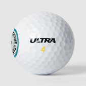 Het man de mythe van de legende gepersonaliseerde  golfballen (Logo)