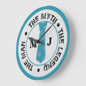 Het man de mythe van de legende gepersonaliseerde  grote klok (Hoek)