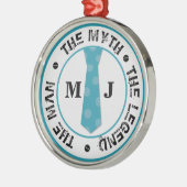 Het man de mythe van de legende gepersonaliseerde  metalen ornament (Links)