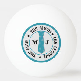 Het man de mythe van de legende gepersonaliseerde  pingpongbal