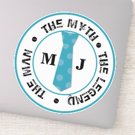 Het man de mythe van de legende gepersonaliseerde  sticker