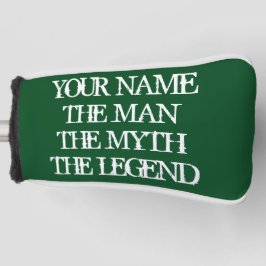 Het man de mythe van de legende golfafdekking golfheadcover