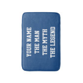 Het man de mythe van de legende slipbadmat badmat (Voorkant Verticaal)