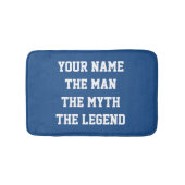 Het man de mythe van de legende slipbadmat badmat (Voorkant)
