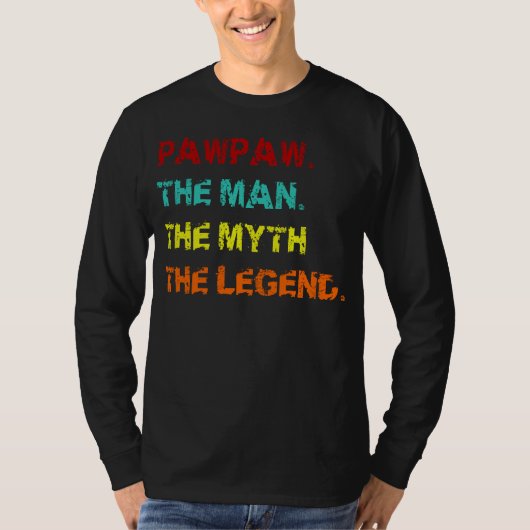 het man de mythe van de legende t-shirt (Voorkant)