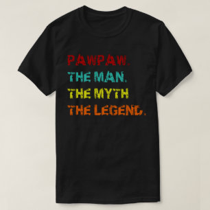 het man de mythe van de legende t-shirt