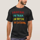 het man de mythe van de legende t-shirt (Voorkant)