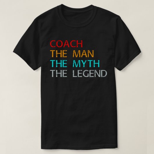 het man de mythe van de legende t-shirt (Design voorkant)