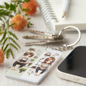 Het man, de vrouw ver. 1 acryl sleutelhanger (Voorkant Rechts)