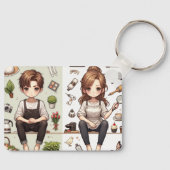 Het man, de vrouw ver. 1 SLEUTELHANGER (Voorkant)