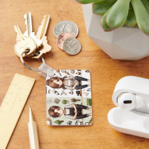 Het man, de vrouw ver. 1 SLEUTELHANGER