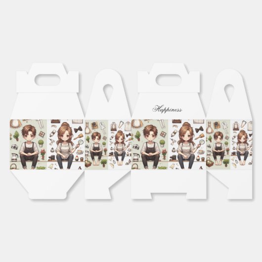 Het man, de vrouw ver. 1 voorkeursvak bedankdoosjes (Ongevouwen)