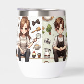 Het man, de vrouw ver. 1 waterfles (Rechts)