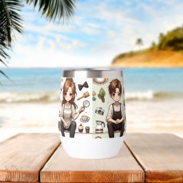 Het man, de vrouw ver. 1 waterfles