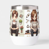 Het man, de vrouw ver. 1 waterfles (Achterkant)