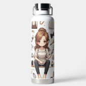 Het man, de vrouw ver. 1 waterfles (Achterkant)