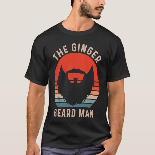 Het Man Ginger Beard T-shirt (Voorkant)
