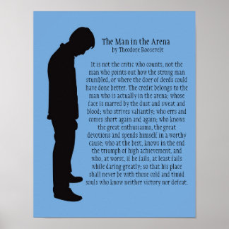 Het Man in de arena 11 X 14 Poster