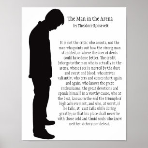 Het Man in de arena 11 X 14 Poster