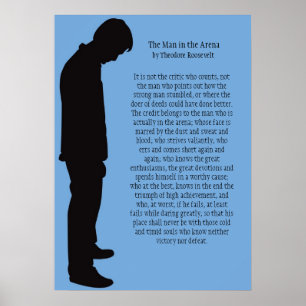 Het Man in de arena 20 X 28 Poster