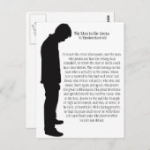 Het Man in de arena Briefkaart (Voorkant / Achterkant)