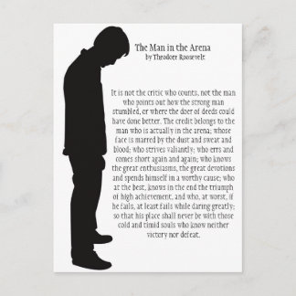 Het Man in de arena Briefkaart