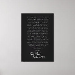 Het Man in de Arena - Canvas Art - Zwart-wit Afdruk