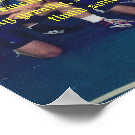 Het Man in de arena Poster (Hoek)