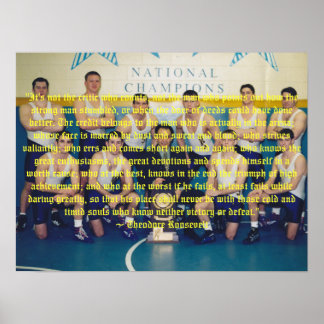Het Man in de arena Poster