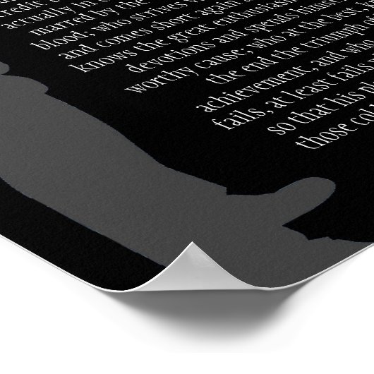 Het Man in de arena Poster (Hoek)