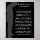 Het Man in de arena Poster (Voorkant)