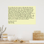 Het Man in de arena Poster (Keuken)