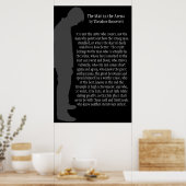 Het Man in de arena Poster (Keuken)