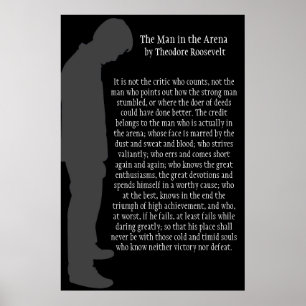 Het Man in de arena Poster