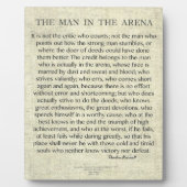 Het Man in de Arena-prijsvraag door Theodore Roose Fotoplaat (Voorkant)