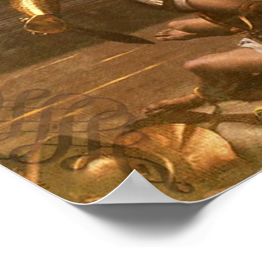 "Het man in de arena" Theodore Roosevelt Poster (Hoek)