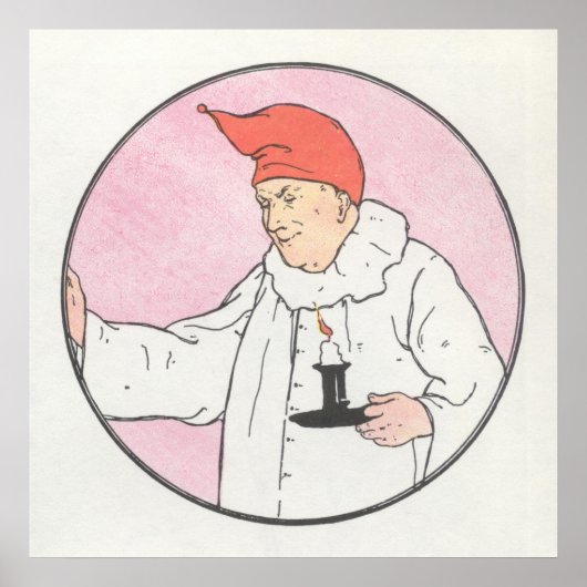 Het Man in de maan keek uit de maan Poster (Voorkant)