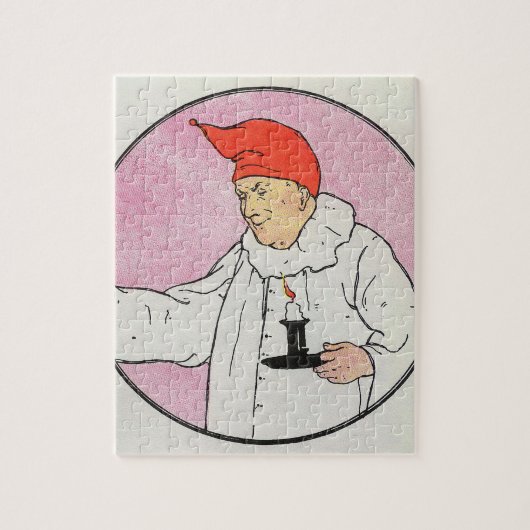 Het Man in de Maan Moeder Gans Kwekerij Rijm Legpuzzel (Verticaal)