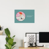 Het Man in de Maan Moeder Gans Kwekerij Rijm Poster (Thuiskantoor)