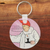Het Man in de Maan Moeder Gans Kwekerij Rijm Sleutelhanger (Voorkant)